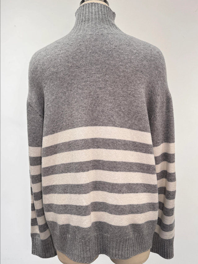 Women's Seamless Striped Pullover