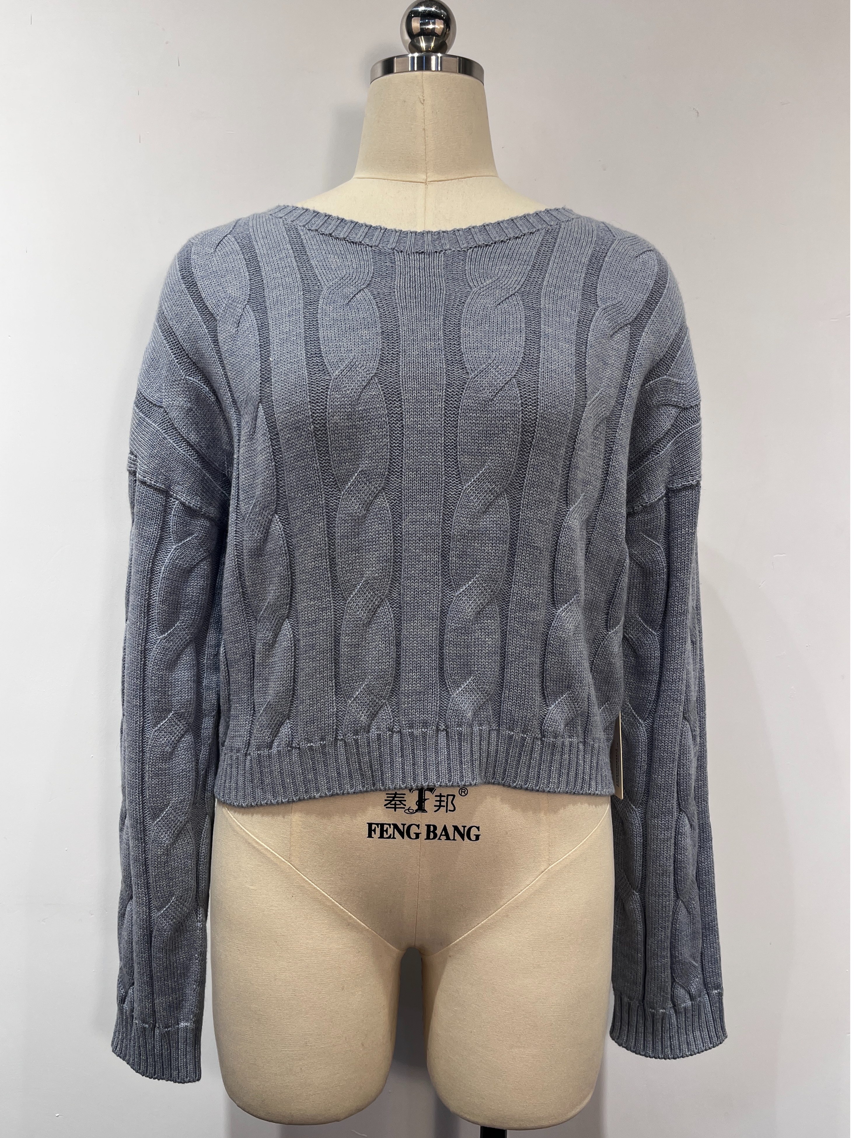 Cotton Blend Women's Seamless Pullover