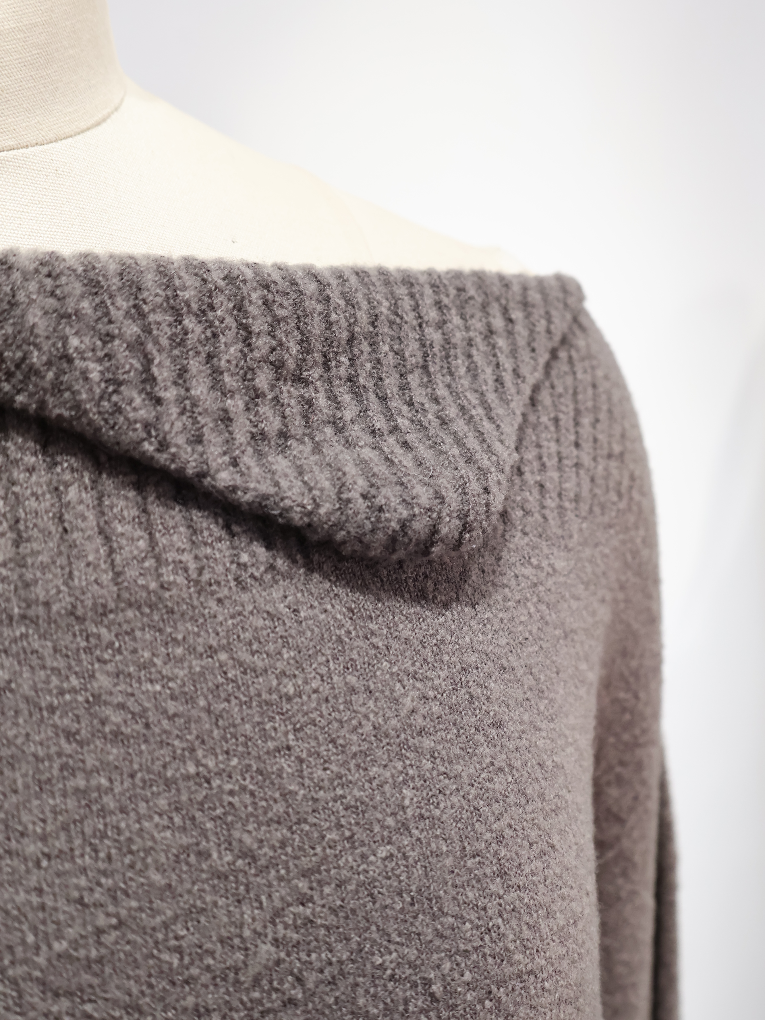 Roll-neck pullover sweater