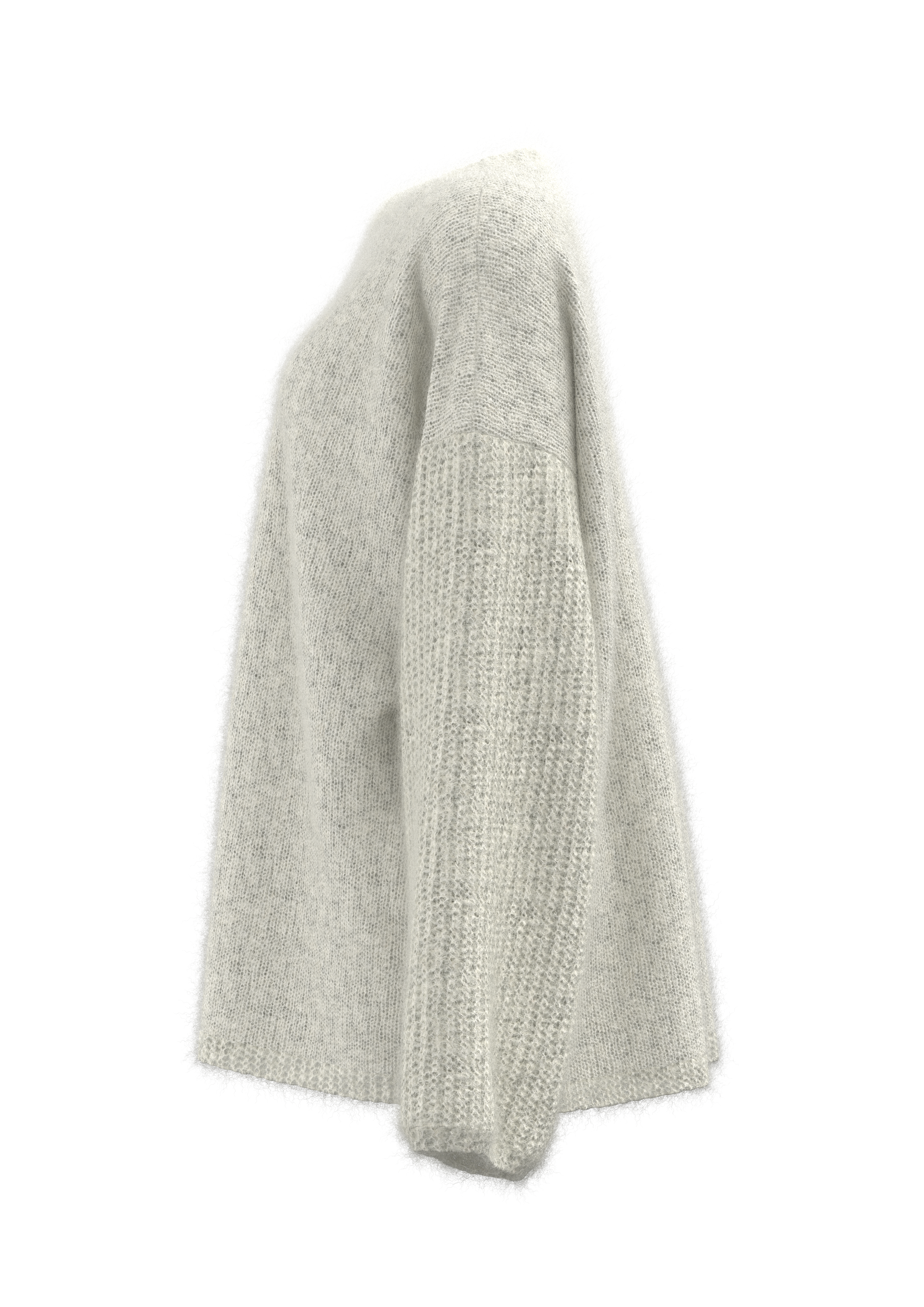 Women's Crew-Neck Drop-Shoulder Sweater