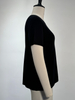 Wool and Silk Blend Seamless Short-Sleeve Top