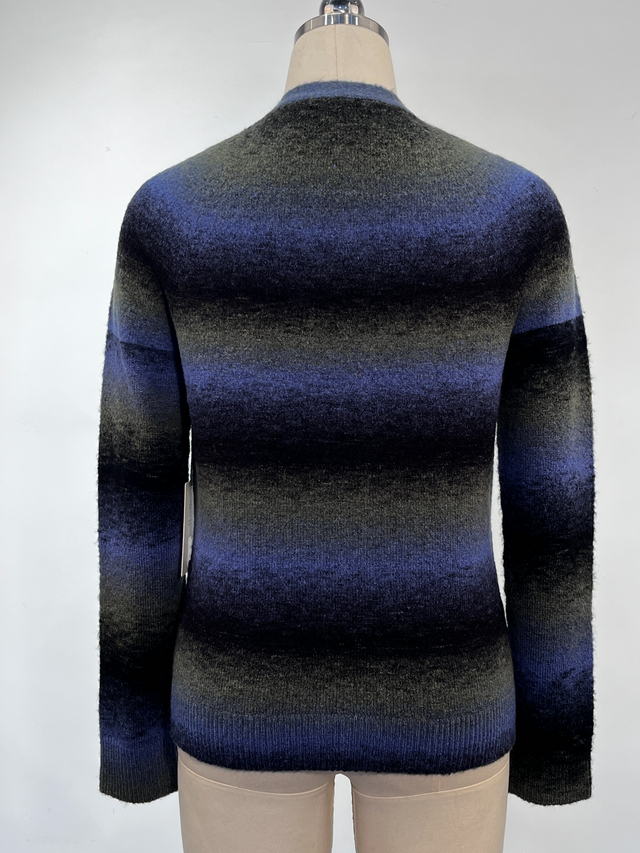 Gradient Color Seamless Cardigan 