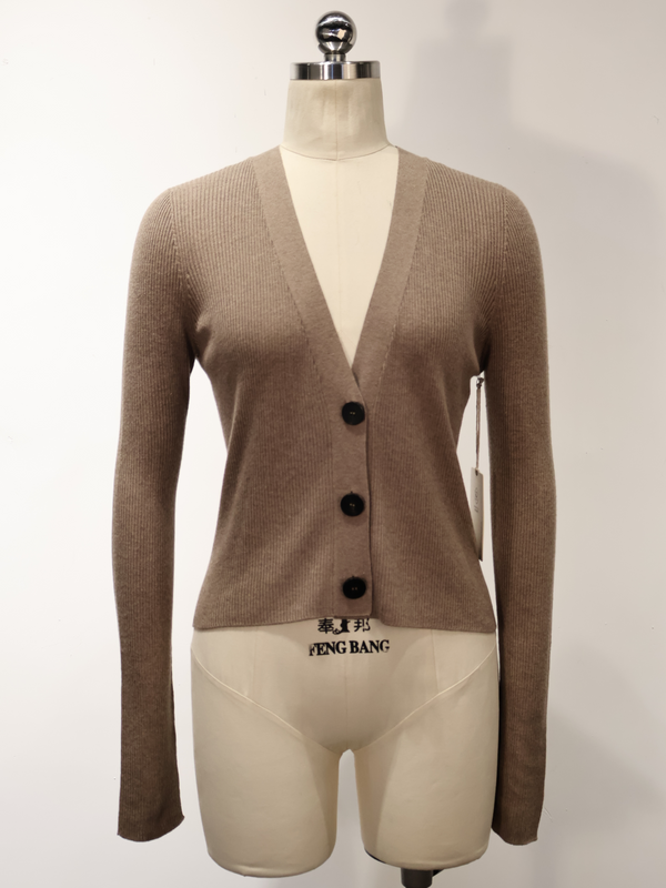 Knit V-Neck Cardigan