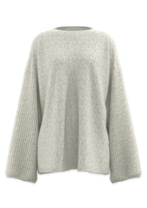 Women's Crew-Neck Drop-Shoulder Sweater