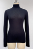  Cashmere and Silk Women's Seamless Turtleneck Layering Top