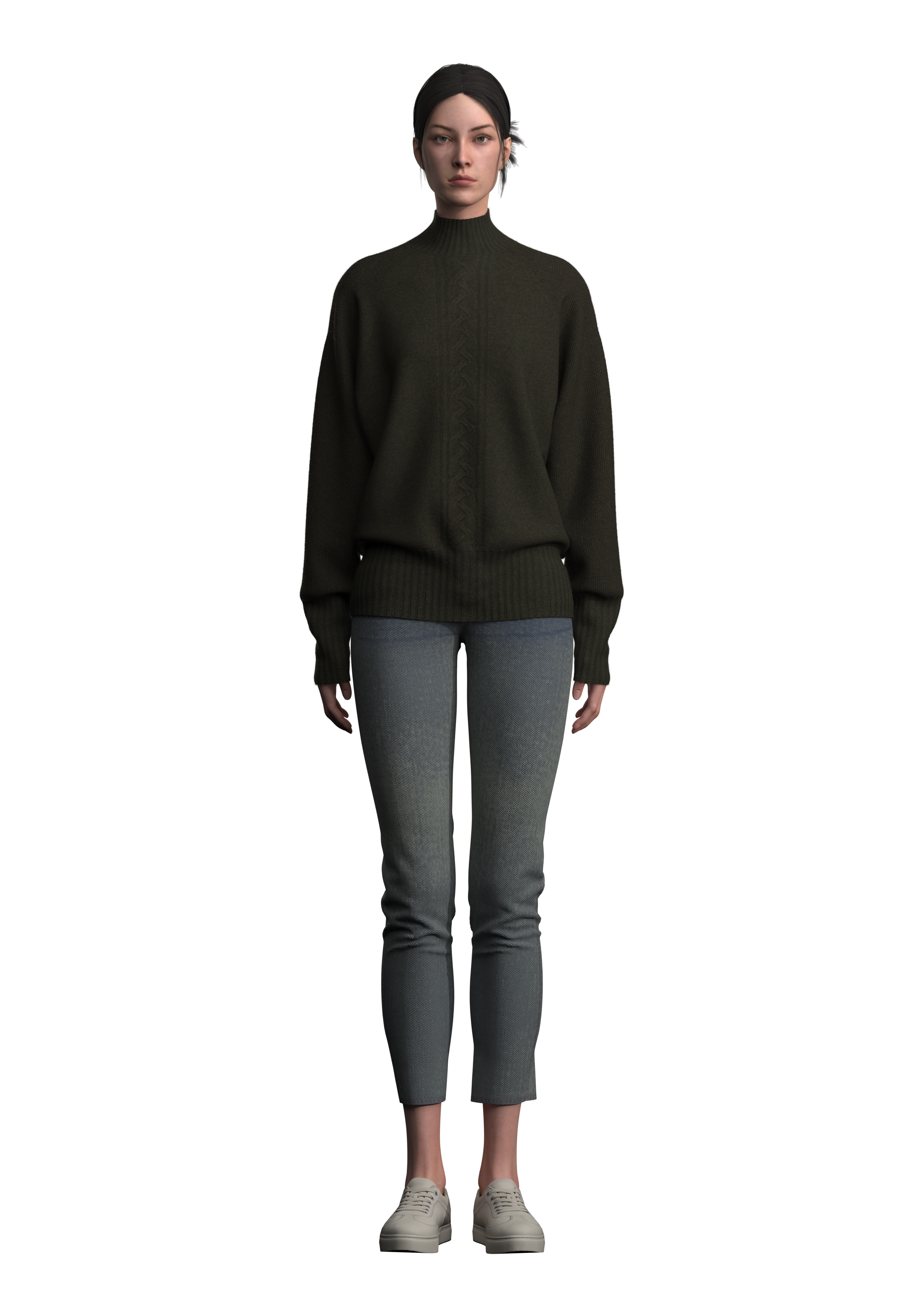 Women's Cable Knit Pullover Sweater