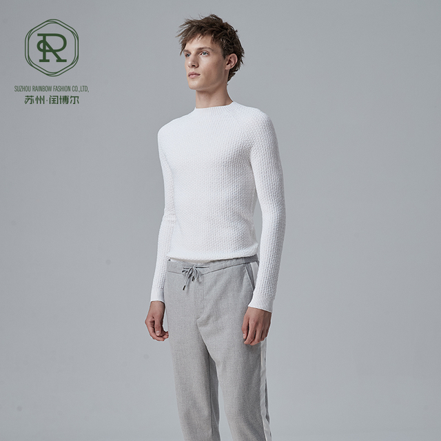 MEN'S O NECK Thermolite Heating pullover OUTDOOR SEAMLESS SWEATER