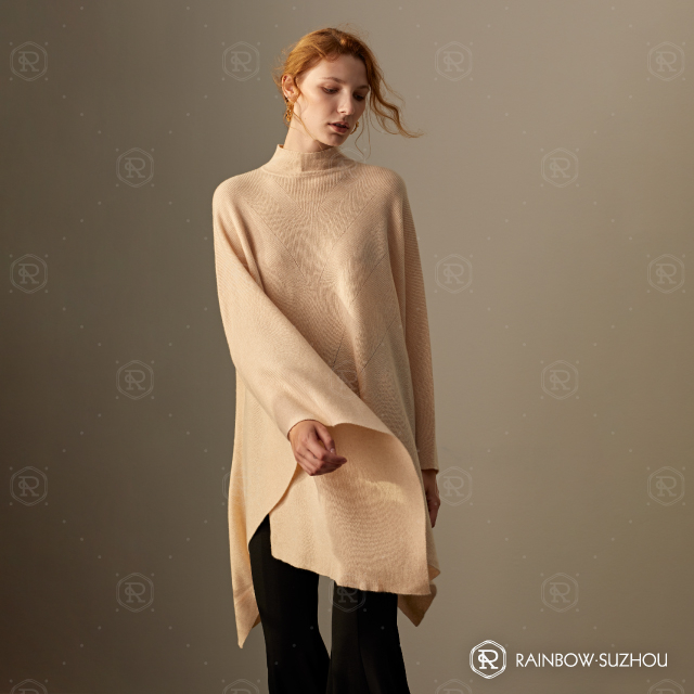 PURE CASHMERE PONCHO
