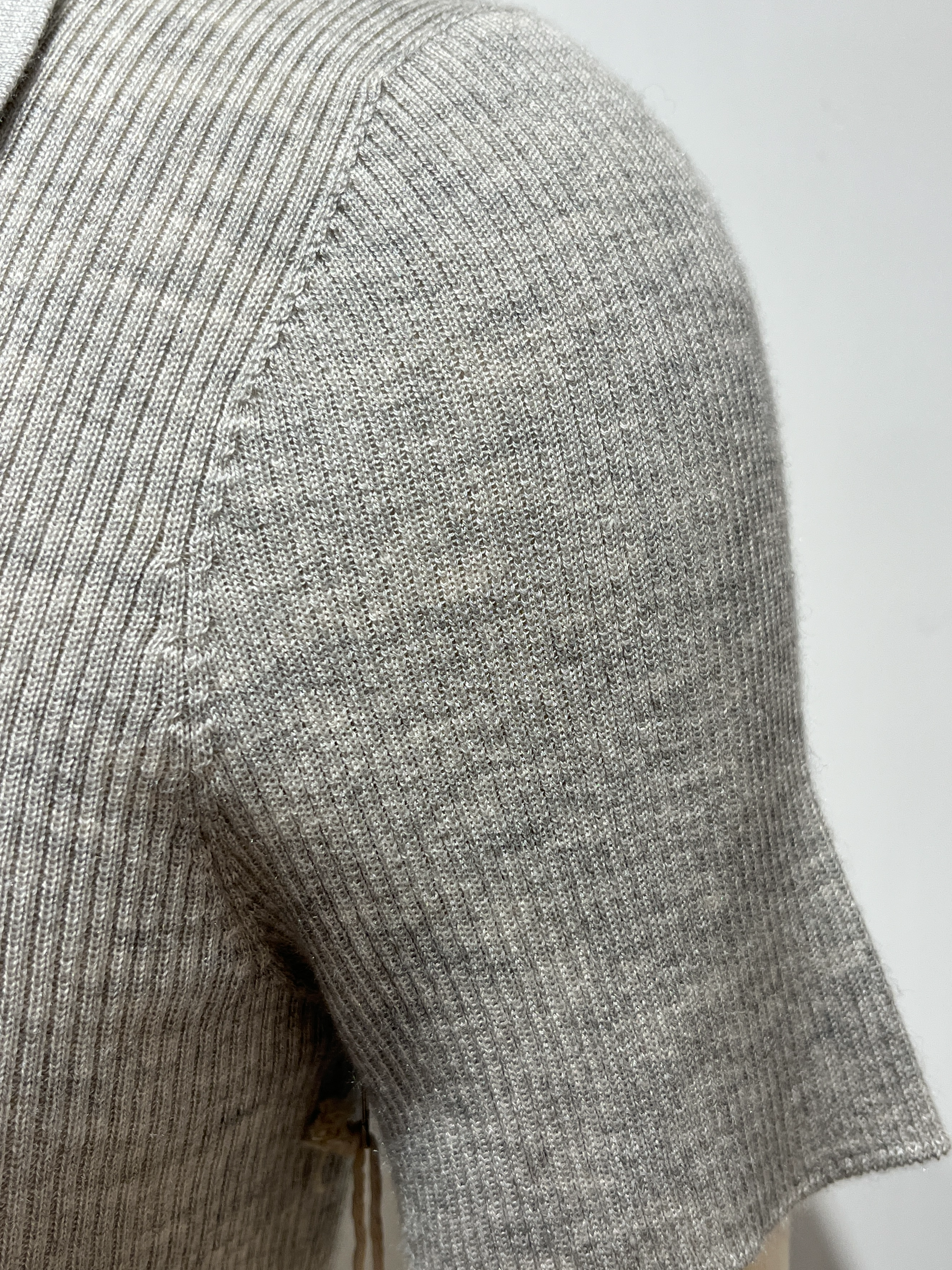 Cashmere and Silk Women's Polo - Style Seamless Top