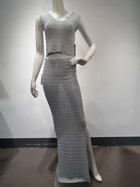 Hand-Crocheted Beaded Vest