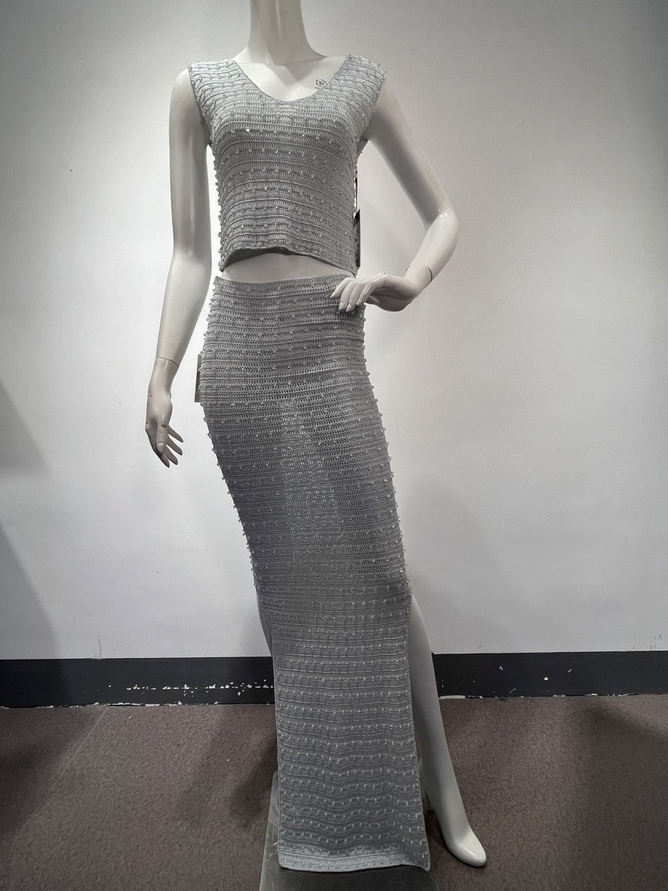 Hand-Crocheted Beaded Vest