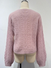 Kabelknochen nahtloser Pullover