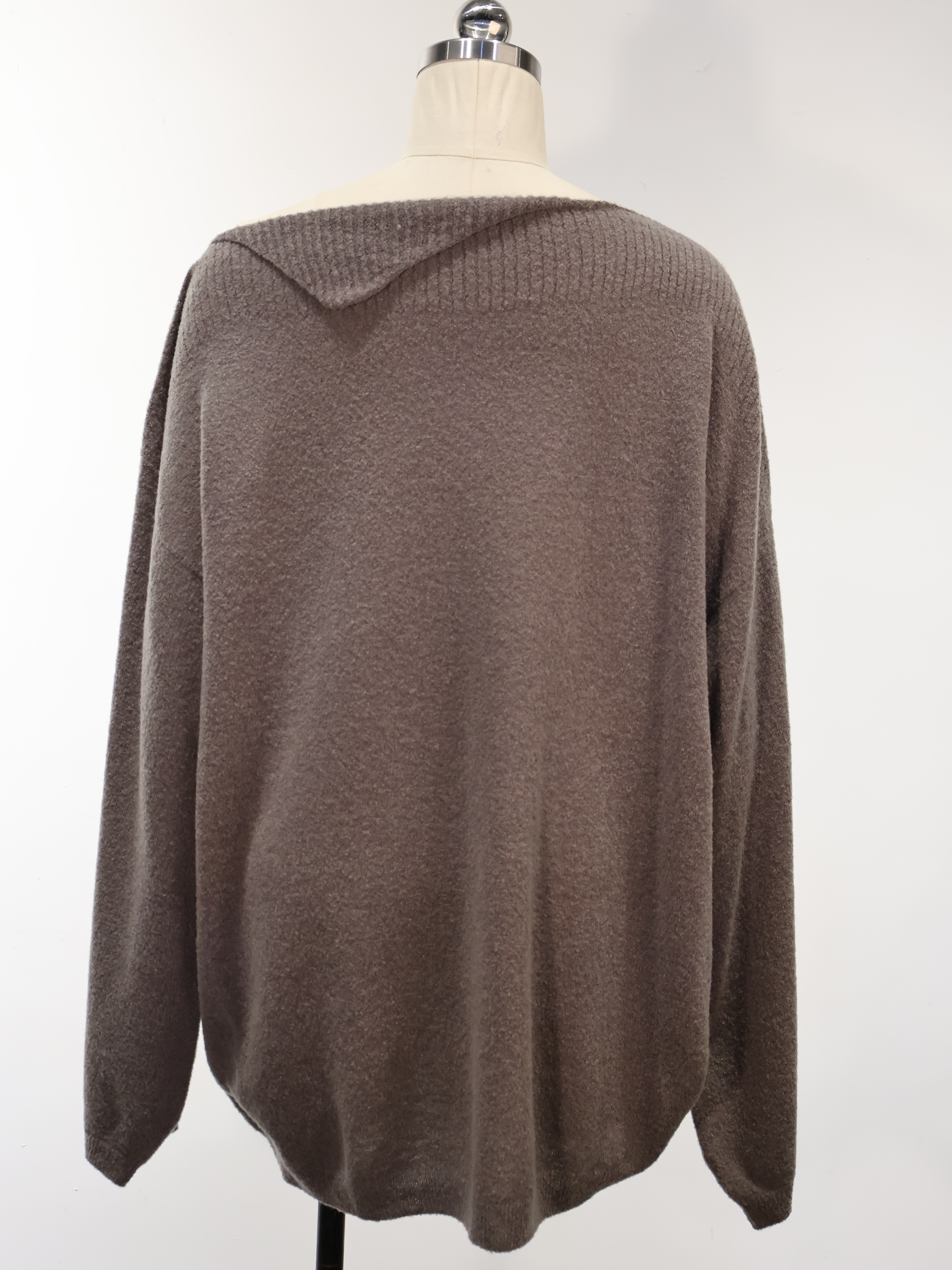 Roll-neck pullover sweater