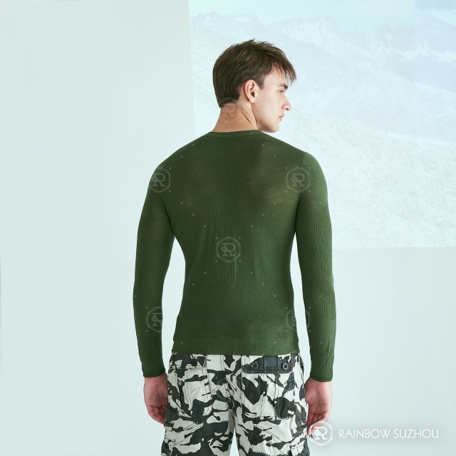Men Merino Wool Pullover