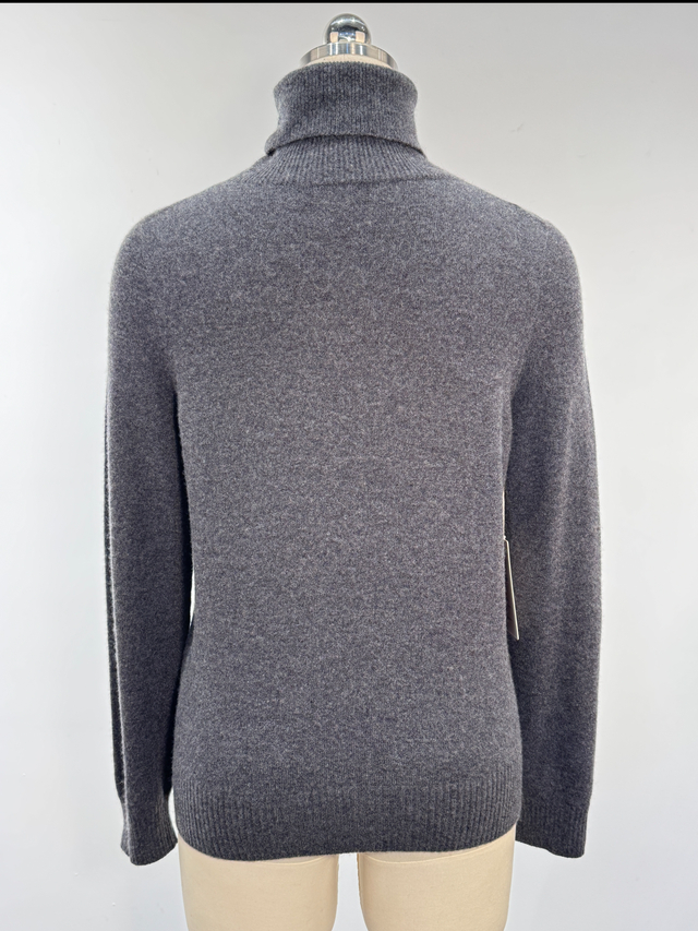 100% Cashmere Women's Seamless Turtleneck Pullover