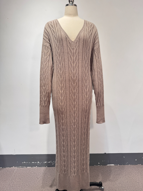 Seamless Knit Maxi Dress
