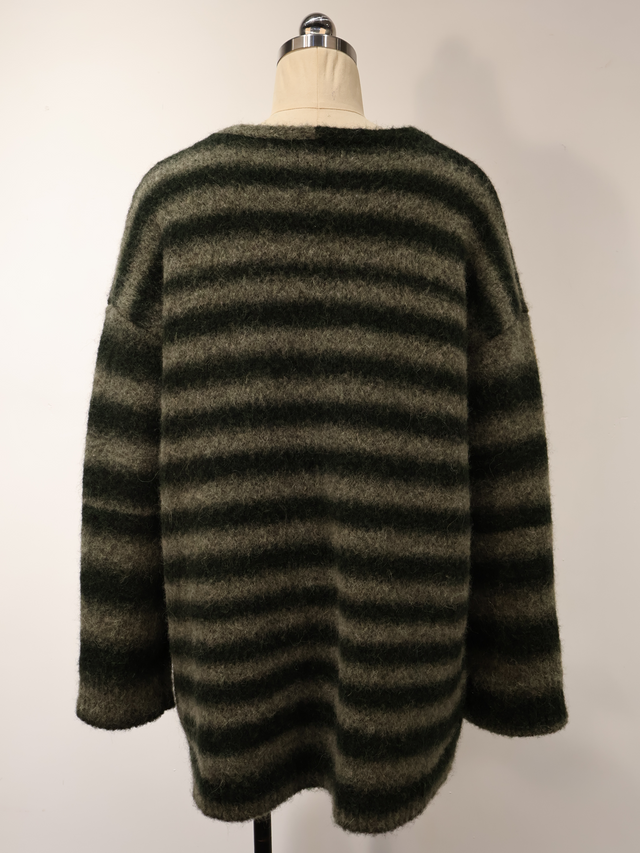 سترة صوفية عميقة على شكل حرف V