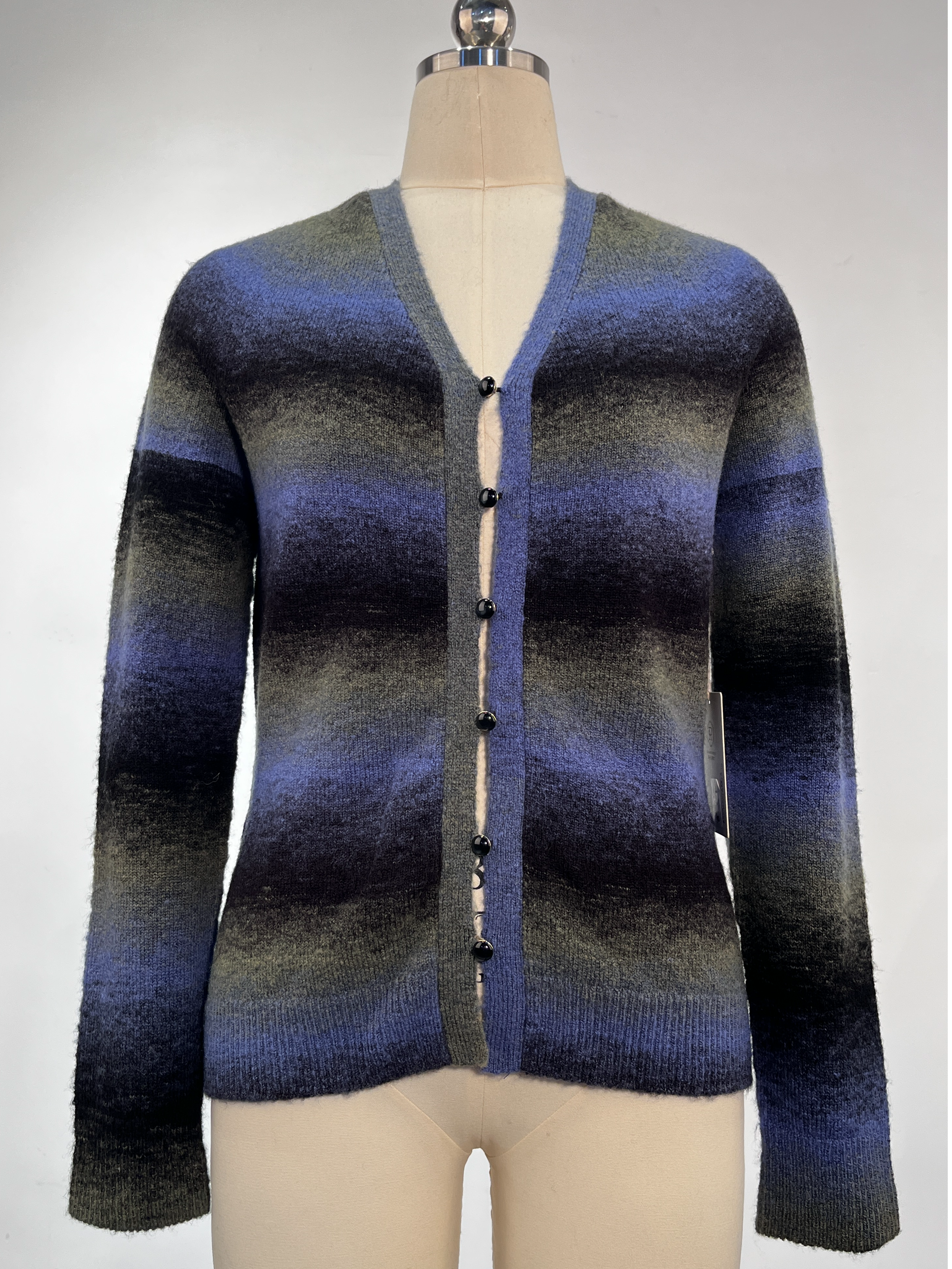 Gradient Color Seamless Cardigan 