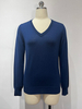 Women's Basic Wool V-Neck Sweatshirt