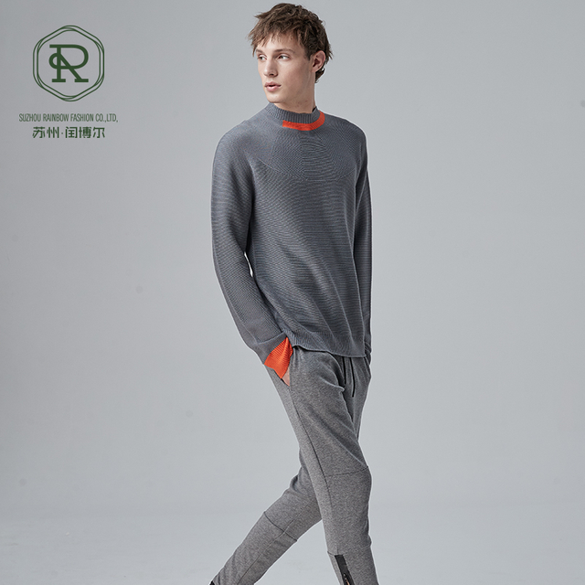 MEN'S O Neck pullover RWS WOOL SEAMLESS Sportswear