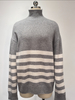 Women's Seamless Striped Pullover