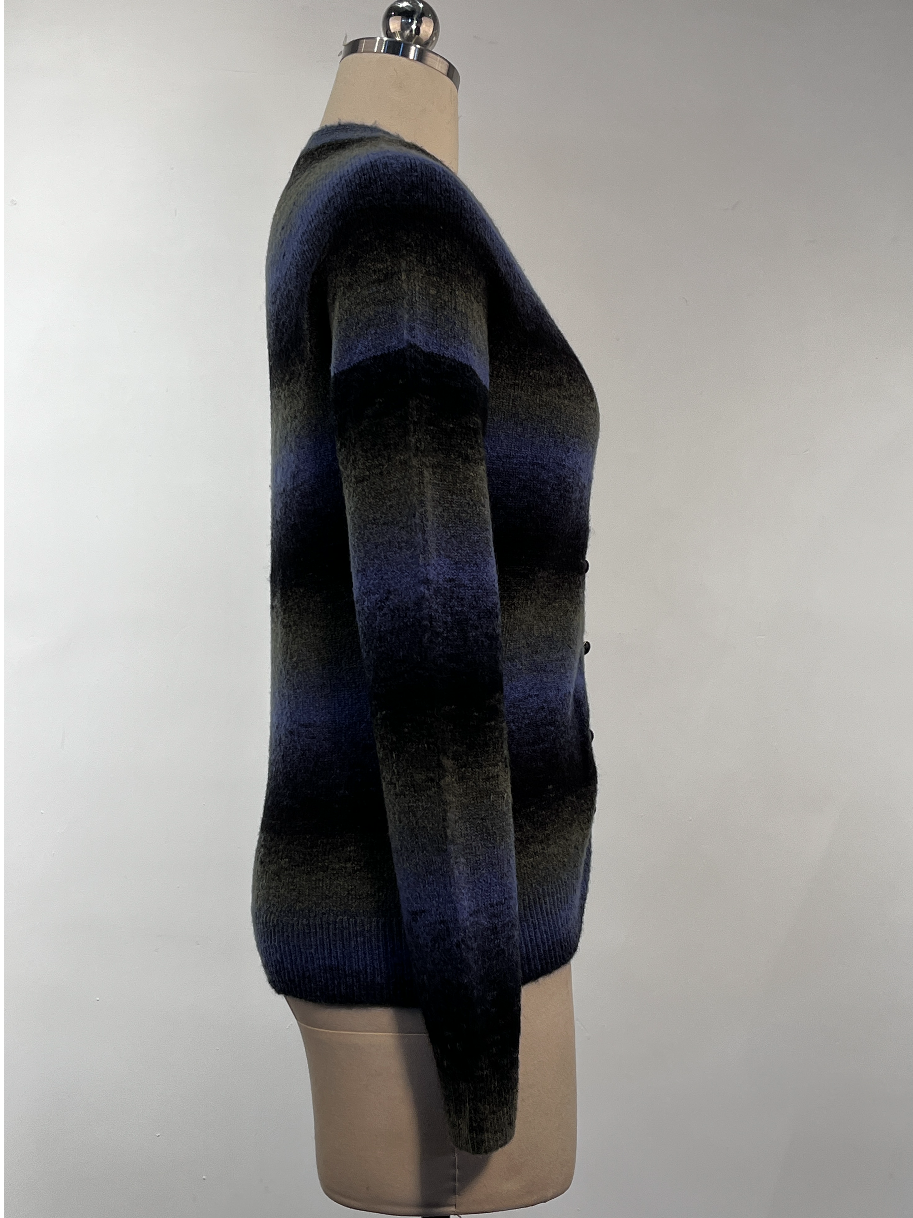 Gradient Color Seamless Cardigan 