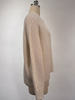 Nahtloser Strick-Pullover mit V-Ausschnitt