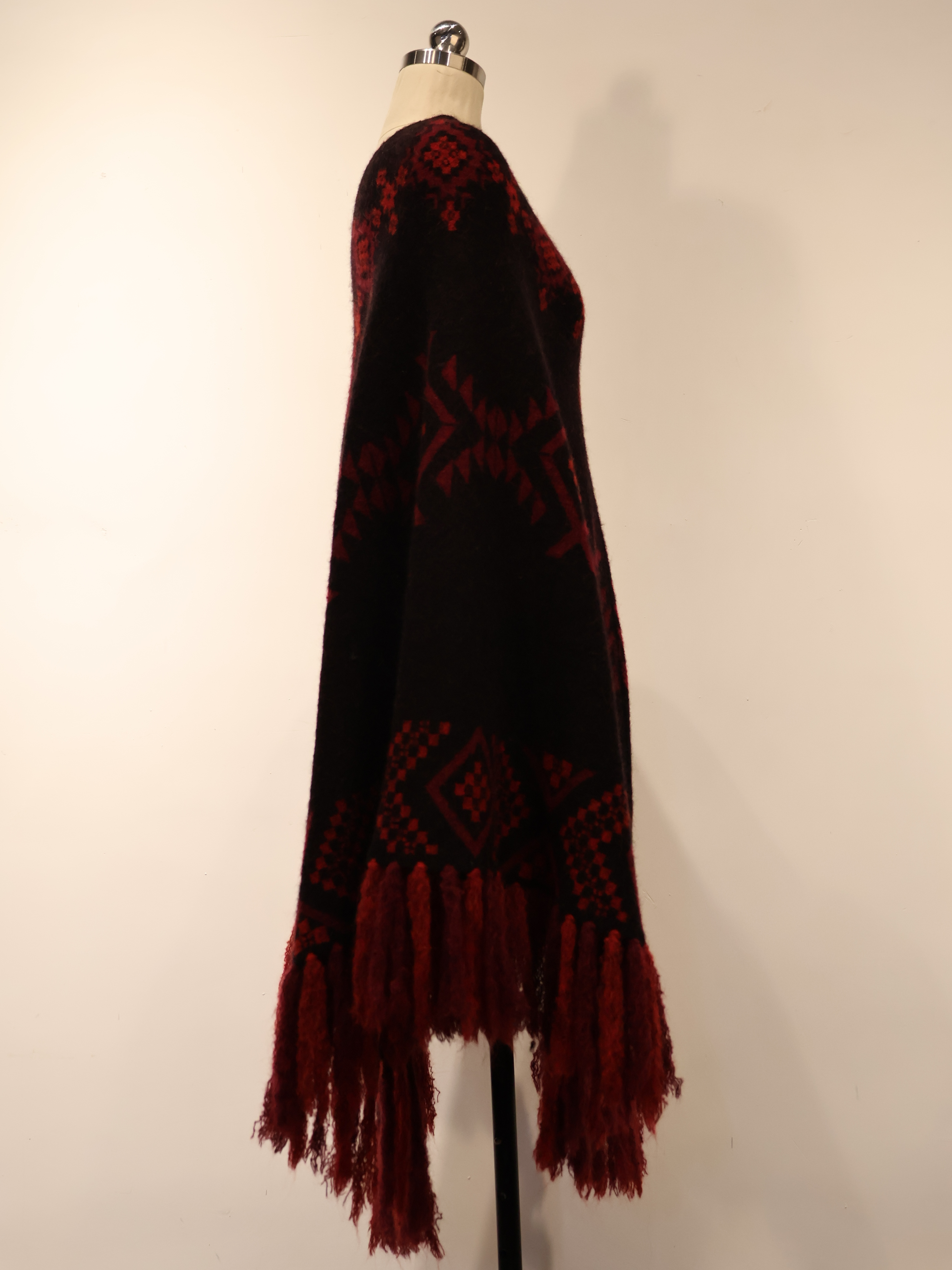 Knit cape