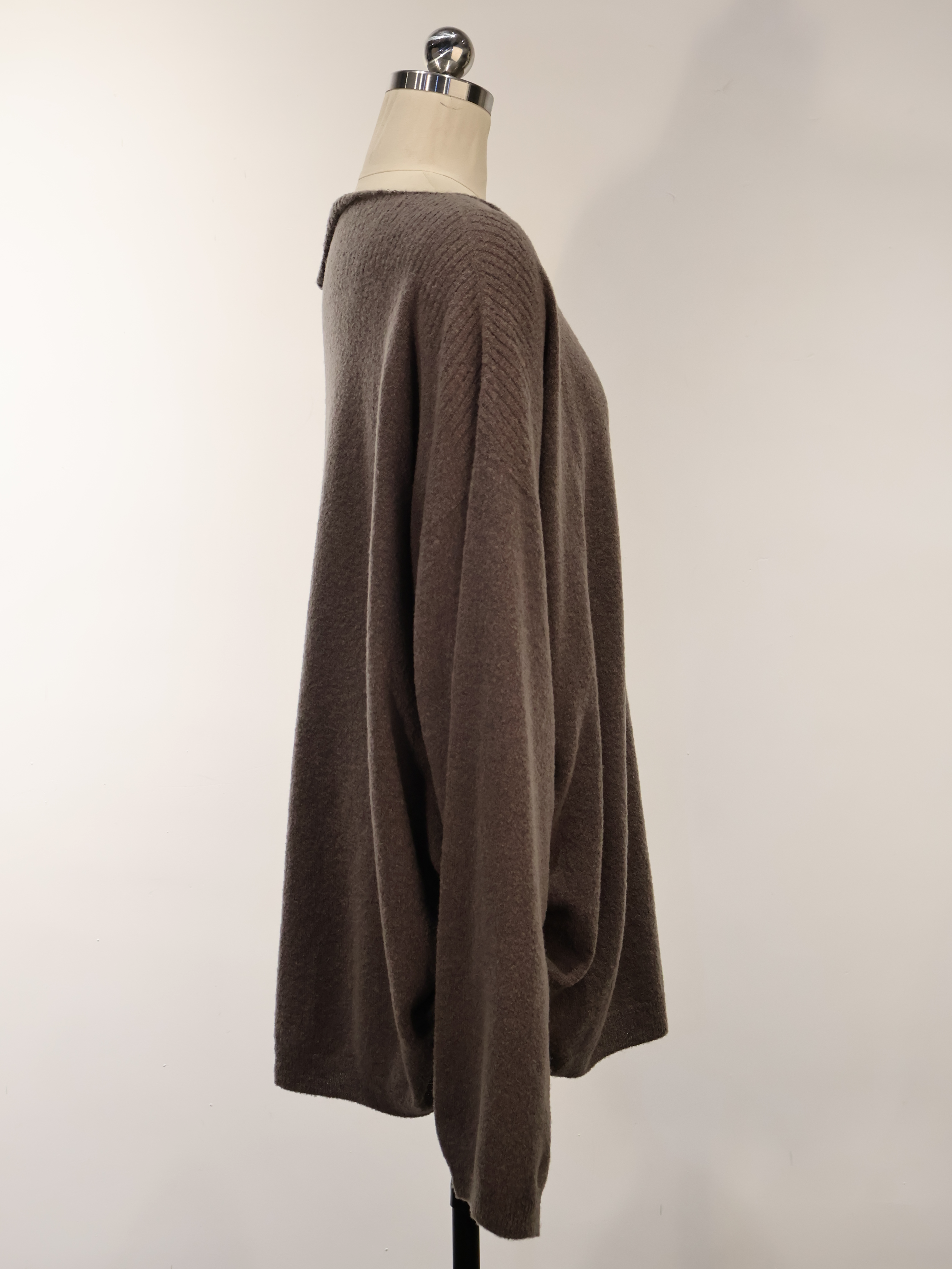 Roll-neck pullover sweater