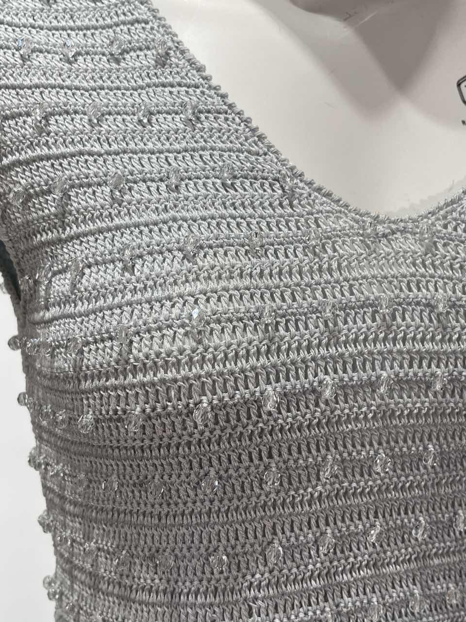 Hand-Crocheted Beaded Vest