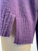 Raglan Sleeve Turtleneck Seamless Knit Pullover