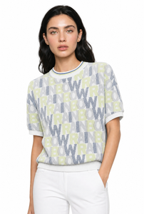 Women's golf brand letter top