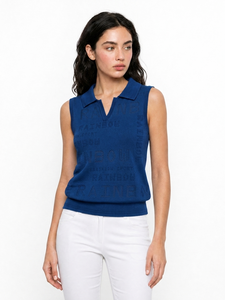  Women's golf navy blue vest